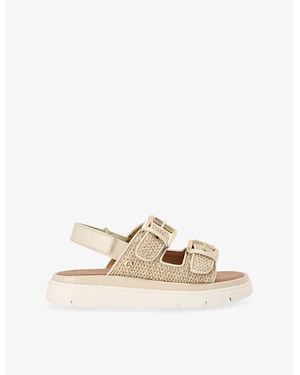 Carvela Kurt Geiger Pavilion T-Bar Woven Sandals - Natural