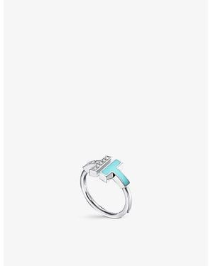 Tiffany & Co. Tiffany T 18Ct- And 0.07Ct Diamond Ring - White