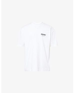 BOUND Buzzin' Printed Cotton T-Shirt - White