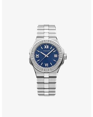 Chopard 298617-3002 Alpine Eagle Stainless-Steel And 0.57Ct Diamond Automatic Watch - Blue
