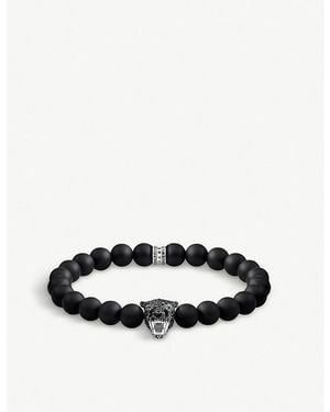 Thomas Sabo Cat Beaded Bracelet - White