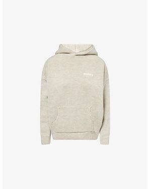 Sisters & Seekers Seekers Logo-Embroidered Knitted Hoody - Natural