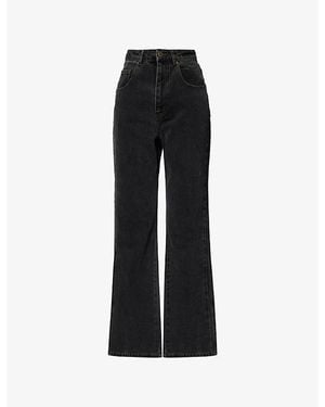 Dissh Noelle Bootcut High-Rise Jeans - Black