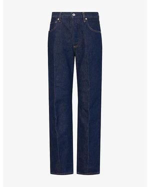 Citizens of Humanity 90's French High-Rise Straight-Leg Denim Jeans - Blue