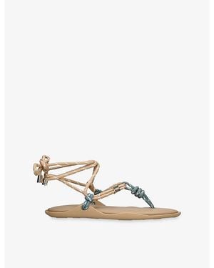 FLOWZE Flò Twin Woven Sandals - Natural