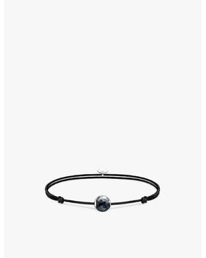 Thomas Sabo Karma Secret 925 Sterling- And Haematite Beaded Bracelet - White