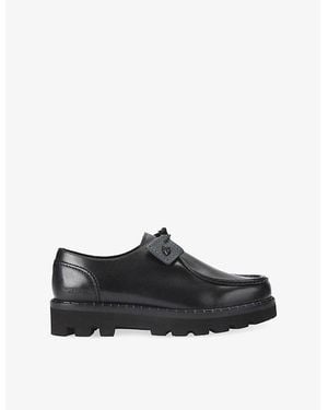 Kurt Geiger Brompton Leather Derby Shoes - Black