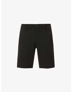 PAIGE Rickson Relaxed-Fit Stretch-Woven Shorts - Black