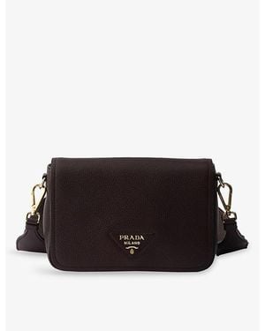 Prada Leather Shoulder Bag - Black