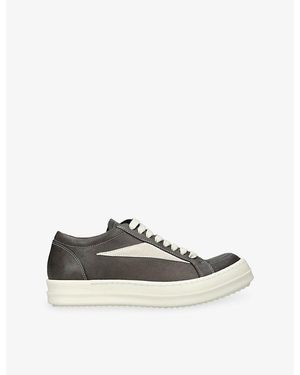 Rick Owens Vintage Leather Sneakers - White