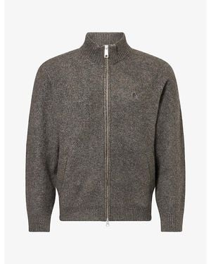 Carhartt Curtis Zip-Up Woven Knit Jacket - Grey