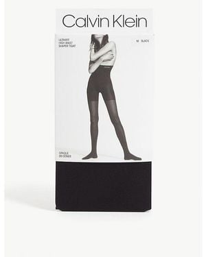 Calvin Klein Ultra Fit High-Waisted 80 Denier Tights - White