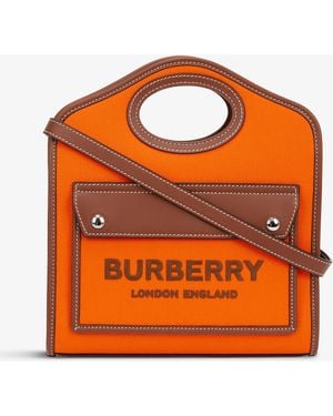 Orange burberry purse sale