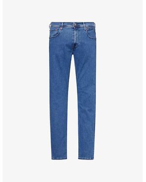 Replay Ariick Tapered-Leg Stretch-Denim Blend Jeans - Blue