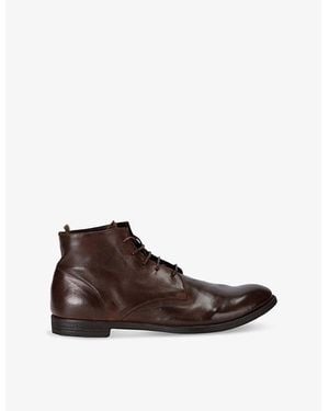 Officine Creative Arc Lace-Up Leather Boots - Brown