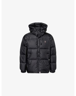 A Bathing Ape One Point Relaxed-Fit Shell-Down Jacket - Blue