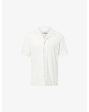 Frescobol Carioca Roberto Terry Cotton-Blend Shirt - White