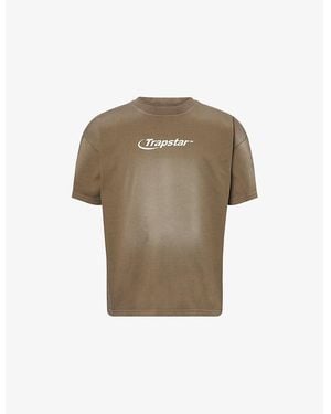 Trapstar Hyperdrive Faded Cotton T-Shirt - Natural
