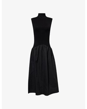 Pretty Lavish Naia Sleeveless Stretch-Woven Maxi Dress - Black
