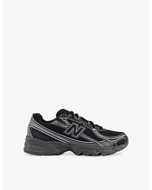 New Balance 740 V2 Woven Sneakers - Black