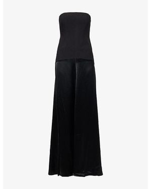 chinese dress ladies Shona Joy - Celeste Strapless Panelled Maxi Dress main image 0