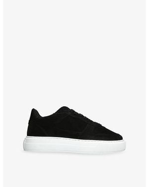 Cleens Court Suede Sneakers - Black