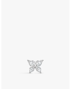 Thomas Sabo Butterfly 925 Sterling- And Zirconia Single Stud Earring - White