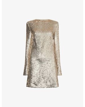 Jonathan Simkhai Opal Sequinned Mini Dress - Natural