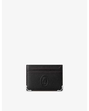 Cartier Must De Leather Card Holder - Black