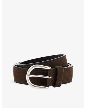 BOGGI Buckled Leather Belt - Black