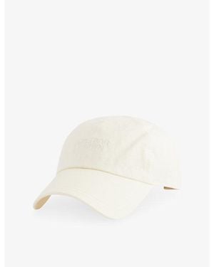Orlebar Brown Barney Embroidered Linen Baseball Cap - White