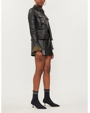 Zadig & Voltaire Liam Leather Jacket - Black
