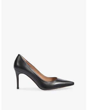 LK Bennett New Floret Leather Pointed-Toe Courts - White