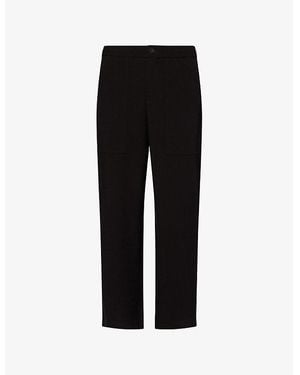 Raith Julien Wide-Leg Stretch-Woven Trousers - Black
