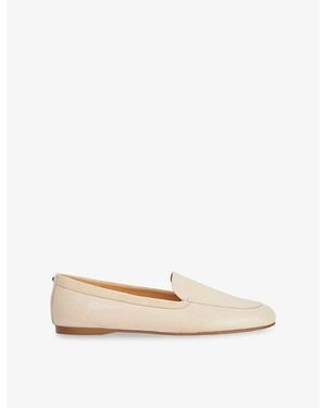 Dune Gosette Leather Loafers - Natural