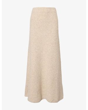 4th & Reckless Adriena Knitted Maxi Skirt - Natural