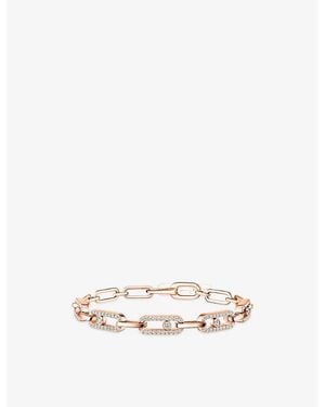 Messika Move Link 18Ct And 0.82Ct Diamond Bracelet - White