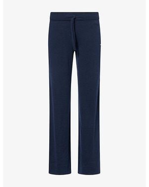ADANOLA Straight-Leg Knitted Trousers - Blue