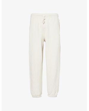 GYMSHARK Everywear Relaxed Cotton-Jersey Jogging Bottoms - White