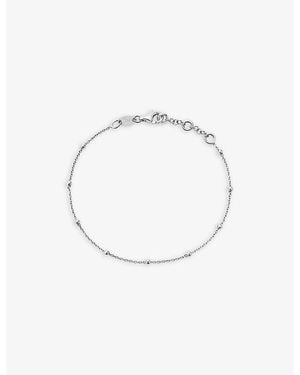 Astley Clarke Aurora Station Beaded Bracelet - White