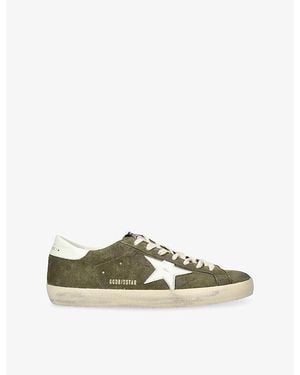 Golden Goose Super Star 35990 Exclusive Leather Trainers - Green