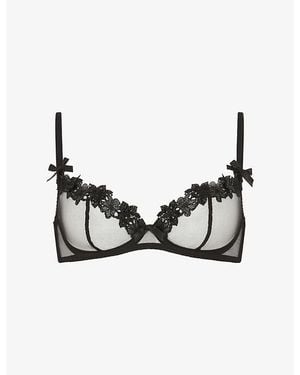 Agent Provocateur Floss Underwired Tulle Bra - Black