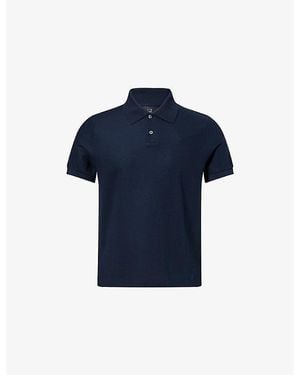 dunhill Cypher Cotton Polo Shirt - Blue
