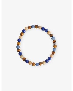 Thomas Sabo Beads 7Mm 925 Sterling Bracelet - Blue