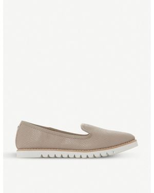 Dune Leather 'galleon' Loafers - Grey