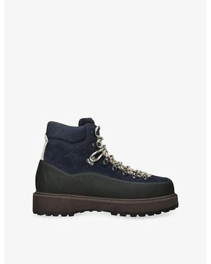 Diemme Roccia Vet Suede And Rubber Hiking Boots - Black