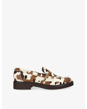 Dolce Vita Tiggy Printed Leather Loafers - Multicolour