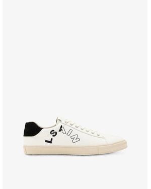 AllSaints Saint Leather Low-Top Sneakers - White