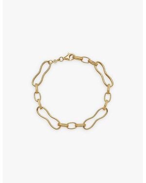 Astley Clarke Floe Link Interlock-Design 18Ct Vermeil Bracelet - Metallic