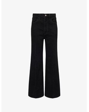 Levi's Ribcage Bell High-Rise Stretch-Denim Jeans - Black